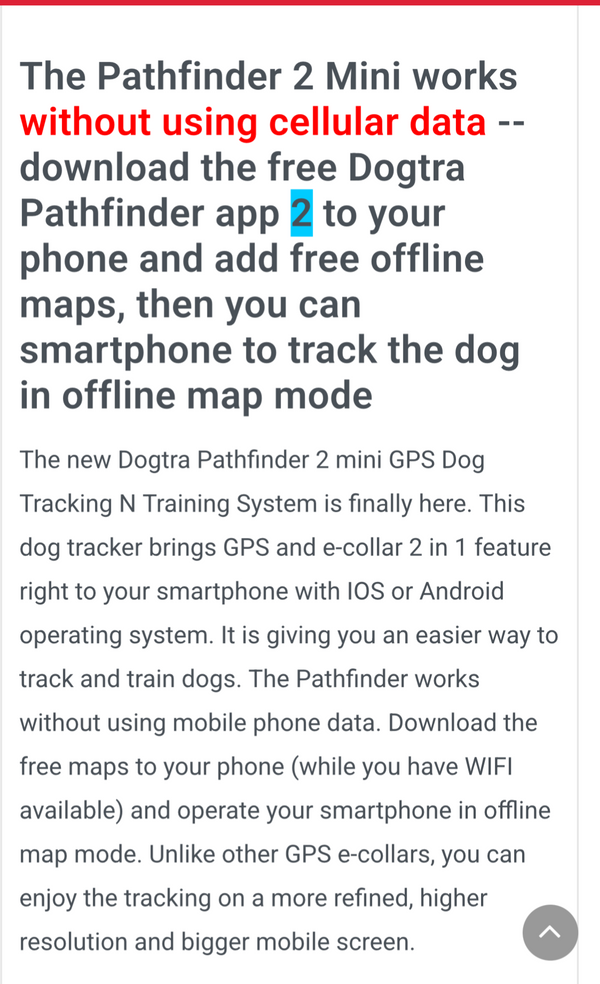 DOGTRA PATHFINDER GPS DOG TRACK N TRAIN SYSTEM - FREE CAR CHARGER