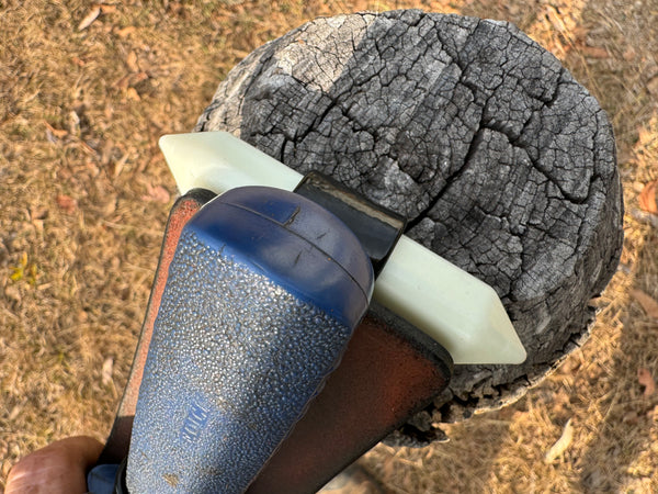 Leather covers for hunting knifes