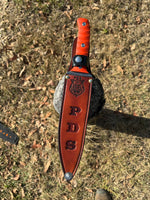 Leather covers for hunting knifes