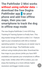 DOGTRA PATHFINDER GPS DOG TRACK N TRAIN SYSTEM - FREE CAR CHARGER