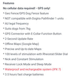 DOGTRA PATHFINDER GPS DOG TRACK N TRAIN SYSTEM - FREE CAR CHARGER