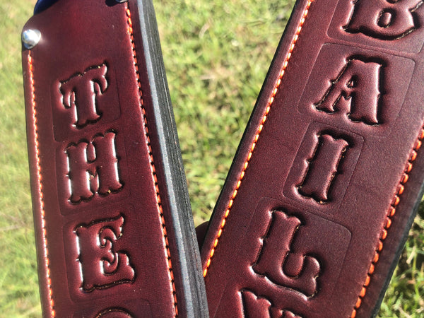 JGL Sticking knife with leather cover