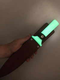 JGL Sticking knife with leather cover